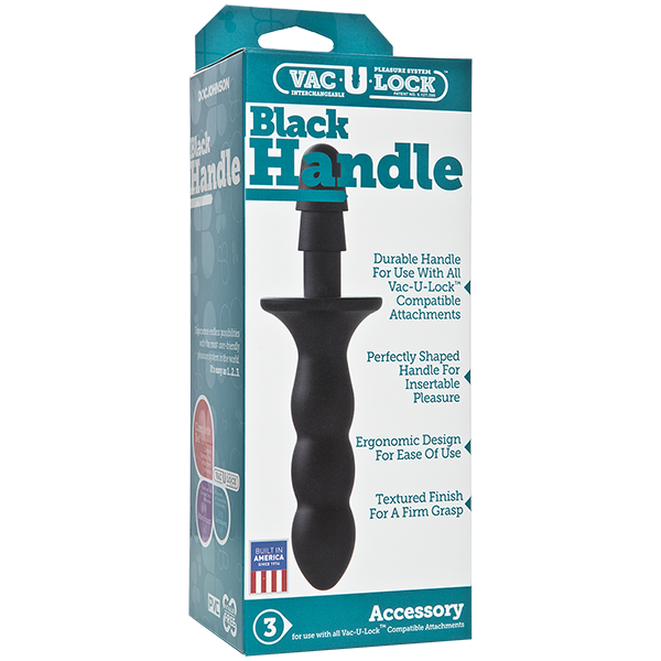 Vac-U-Lock Black Handle - Condom-USA
 - 2