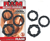 Ram Beaded Cock Rings - Condom-USA
 - 1