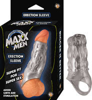 Maxx  Men Erection Sleeve äóñ Clear - Condom-USA
