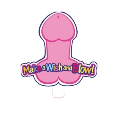 Party Candle - Make a Wish and Blow (Penis) - Condom-USA - 1