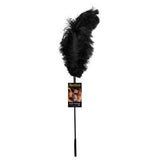 Ostrich Feather Black Tickler - Condom-USA
