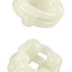 Waterproof Silicone Island Rings Double Stacker Glow In The Dark - Condom-USA
 - 1