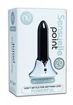 Nu Sensuelle 20 Point Rechargeable  Bullet - Black - Condom-USA - 3