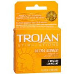 Trojan Condoms Ultra Ribbed- 3pk - Condom-USA
