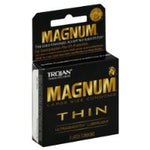 Trojan Magnum Thin Latex Condoms 3-pack - Condom-USA