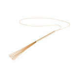BIJOUX INDISCRETS MAGNIFIQUE COLLECTION CHAIN NECKLACE WHIP - GOLD