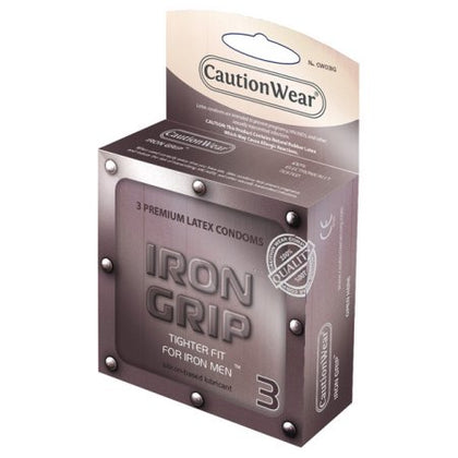 CAUTION WEAR IRON GRIP SNUGGER FIT CONDOMS