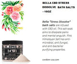 Bella CBD Stress Dissolve Bath Salts 250mg - 16oz