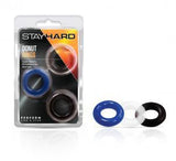 Stay Hard Donut Rings -  Pack of 3