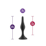 Anal Adventures Silicone Butt Plug - Small