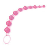 SASSY 10 ANAL BEADS -PINK - Condom-USA
 - 1
