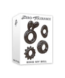 Zero Tolerance - Ring My Bell Assorted Cock rings - Black