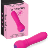 Femme Fun Ultra Bullet 20-function Rechargeable Massager- pink