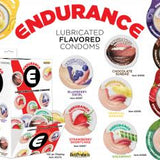 Endurance Flavored Assorted Condoms -144 pieces