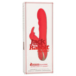 Jack Rabbit Signature Heated Silicone Ultra-Soft Rabbit - Red