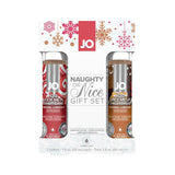 JO NAUGHTY OR NICE GIFT SET CANDY CANE & GINGERBREAD