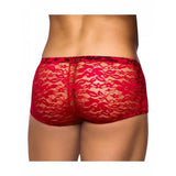MINI SHORT STRETCH LACE  LARGE/MED/SML RED