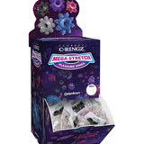 MEGA STRETCH SILICONE PLEASURE RING - 72 Assorted Pieces