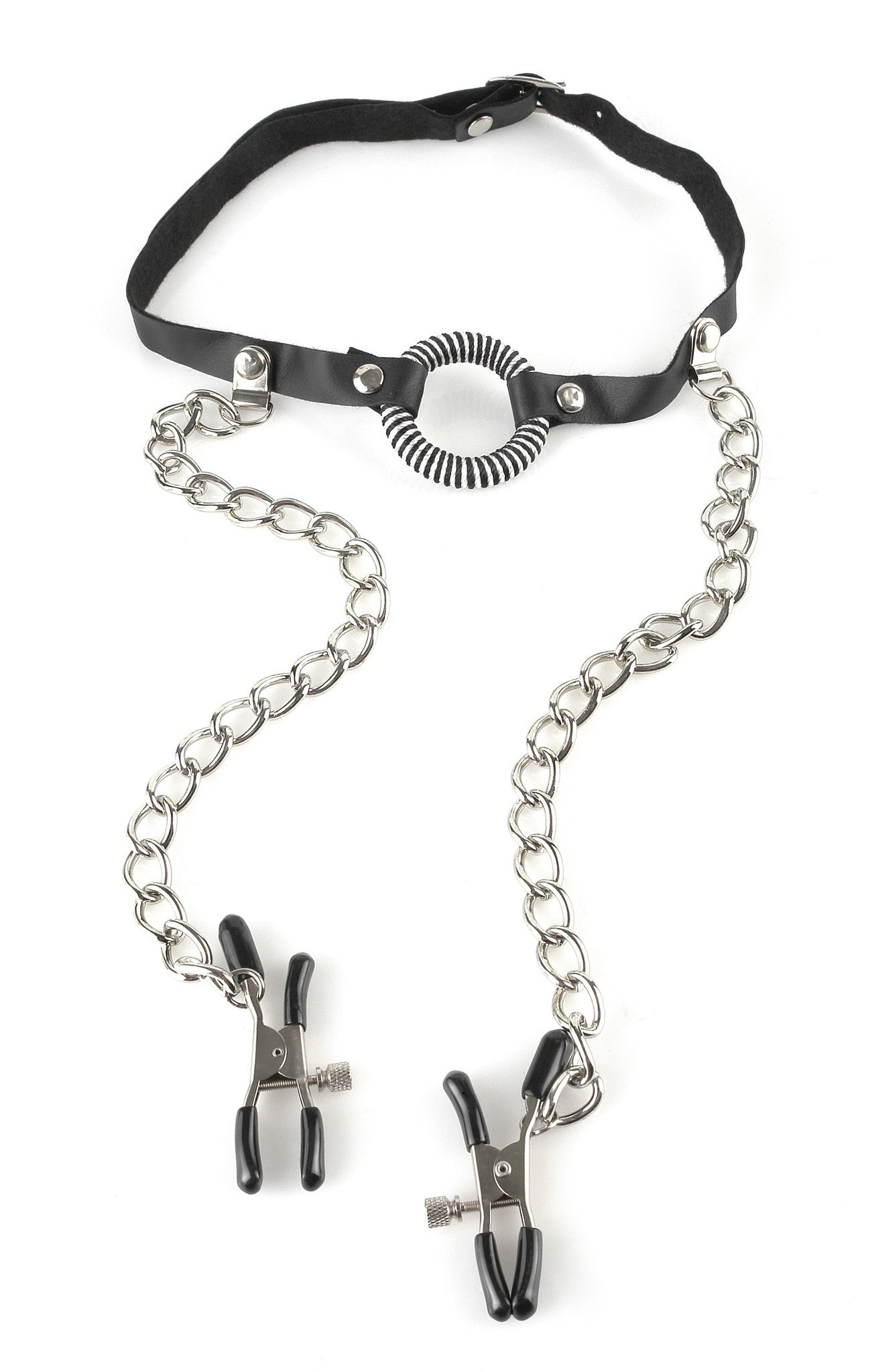 Fetish Fantasy Series O-Ring Gag Nipple Clamps - Condom-USA
 - 1