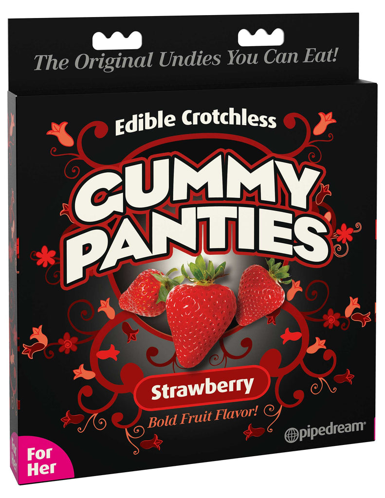 Edible Crotchless Gummy Undies For Her- Strawberry – Condom-USA