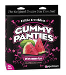 Edible Crotchless Gummy Panties For Her - Watermelon
