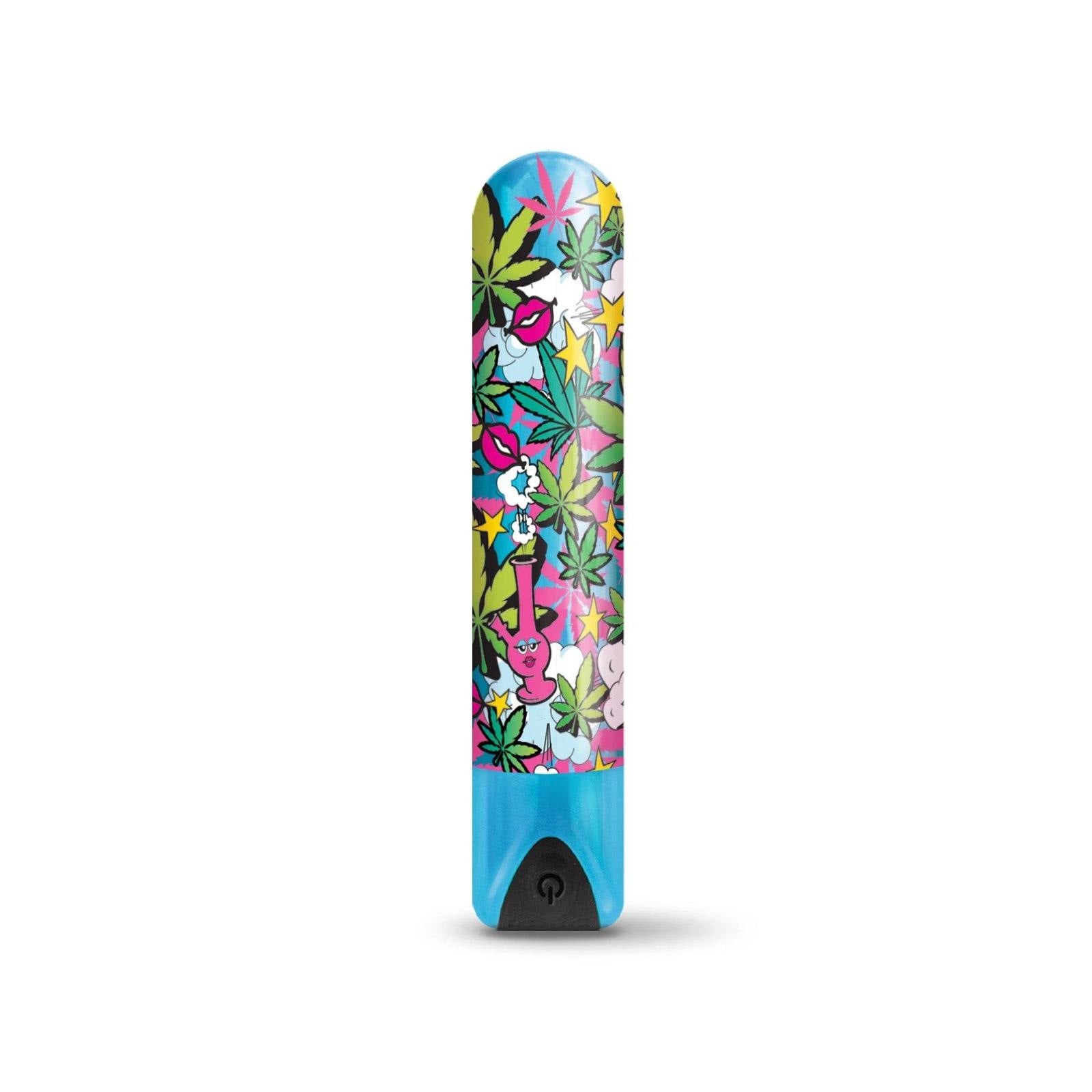PRINTS CHARMING BUZZED HIGHER POWER RECHARGEABLE BULLET STONER CHICK