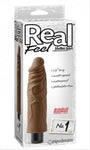 Real Feel Lifelike Toyz No. 1 Brown Vibrator - Condom-USA
 - 1