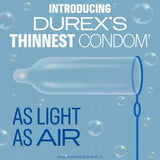 Durex Air Thin Condoms - 3pk