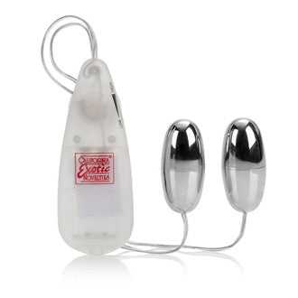 Pocket ExoticsŒ¬ Vibrating Double Silver Bullets - Condom-USA
 - 3