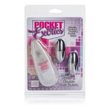 Pocket ExoticsŒ¬ Vibrating Double Silver Bullets - Condom-USA - 5
