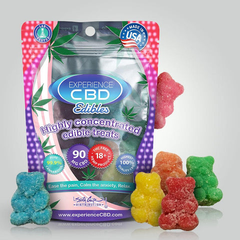 CBD 90mg Sour Gummy Bears