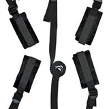 Sex And Mischief Bed Bondage Restraint Kit- Black