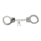 Sex And Mischief Metal  Handcuffs- Black