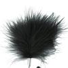 Sex And Mischief Feathered Nipple Clamps -Black