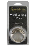 Sportsheets Metal O-rings 3 pack - Condom-USA - 2