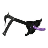 New Cummers Kit Strap On Harness With Silicone Beginner Dong -Purple