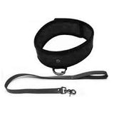 Sex And Mischief Leash & Collar -Black - Condom-USA
 - 1