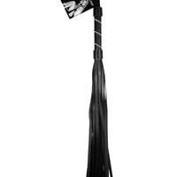 Sex and Mischief Jeweled Flogger - Black - Condom-USA
 - 1