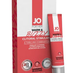 System JO For Her Warm & Buzzy Clitoral Stimulant Water-Based Cream - 10mL - Condom-USA
 - 1