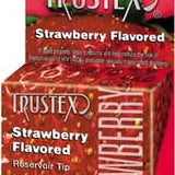 TRUSTEX STRAWBERRY FLAVORED CONDOMS- 3 pack