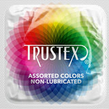 Trustex Assorted Colors Non-Lubricated, - Case of 1,000