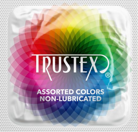 Trustex Assorted Colors Non-Lubricated, - Case of 1,000