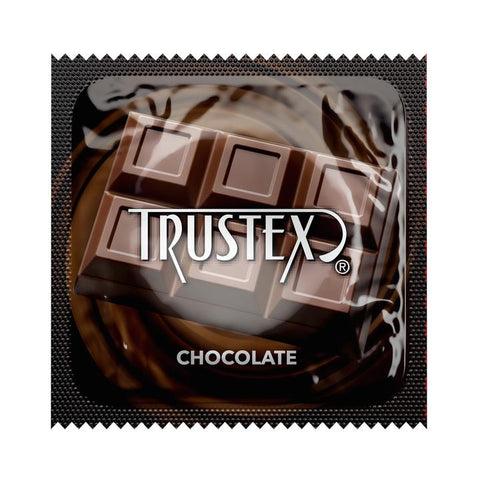 Trustex Chocolate Condoms - Case of 1,000
