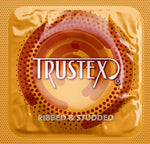 Trustex Ribbed & Studded Condoms -  Case of 1,000