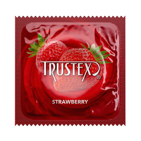 Trustex Strawberry Condoms - Case of 1,000