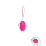 Vedo Peach Remote Control 10-Function Rechargeable Vibrating Egg Into You -Foxy Pink
