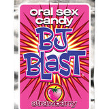 BJ Blast Oral Sex Candy - Strawberry - Condom-USA