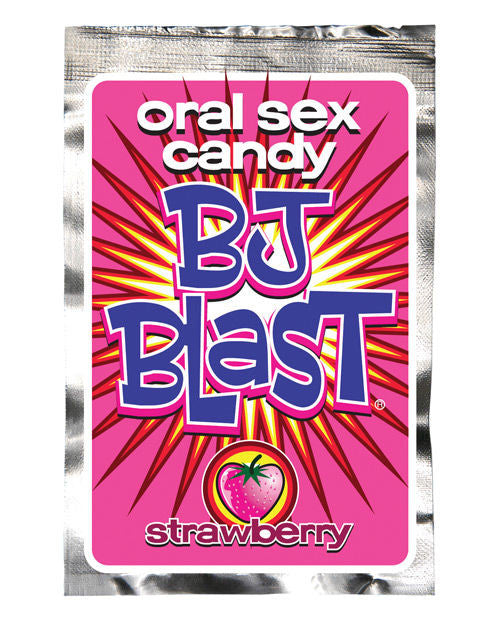 BJ Blast Oral Sex Candy - Strawberry - Condom-USA