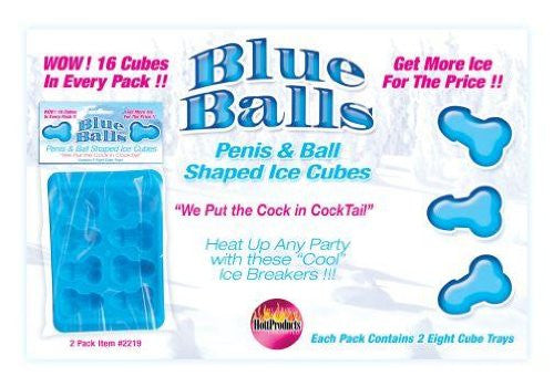 Blue Balls Ice Cube Trays - Condom-USA
 - 2