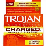 Trojan Charged  Latex Condoms - 3pk - Condom-USA

